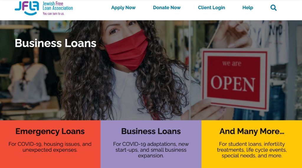 Overview of interest free business loans provided by JFLA.