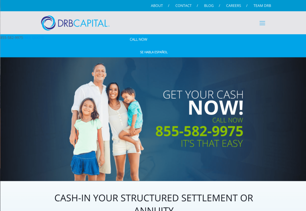 settlement annuity buyer 8, DRB Capital