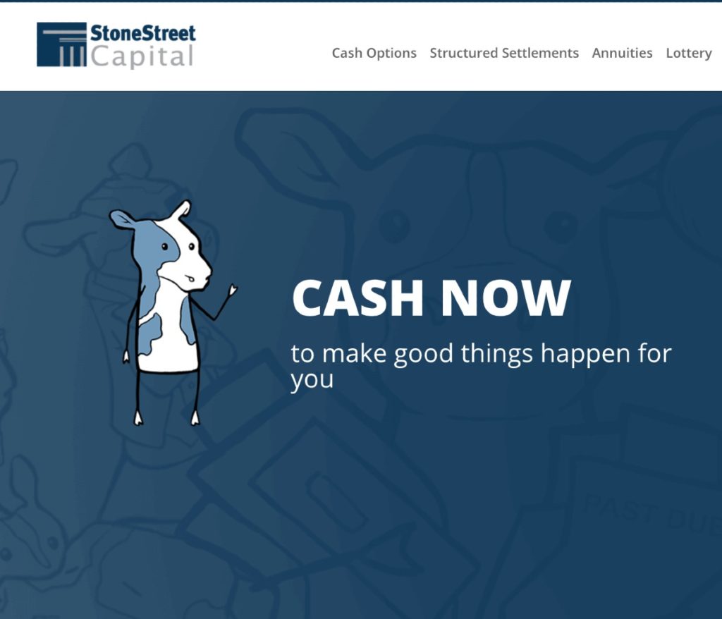 Screenshot of Stone Street page header.